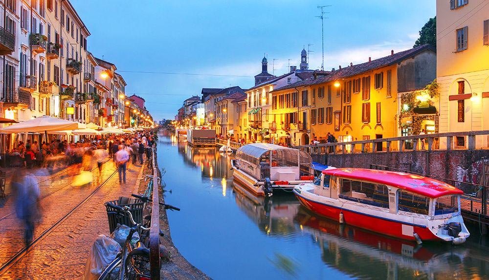 Canaux Navigli Milan